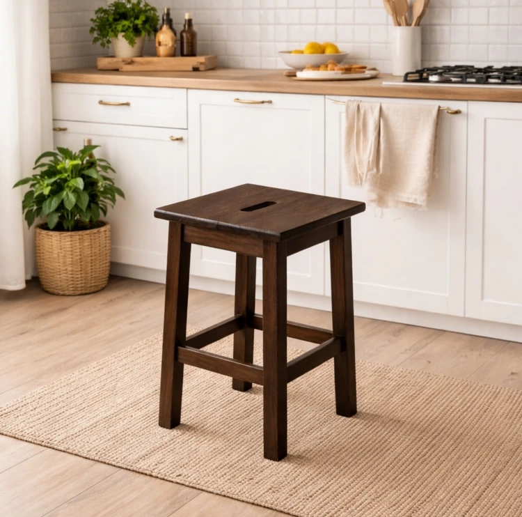 Taboret-kuchenny-30x30x44cm-brąz
