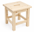 Taboret-drewniany-niski-30x30x32 cm-sosna-naturalna